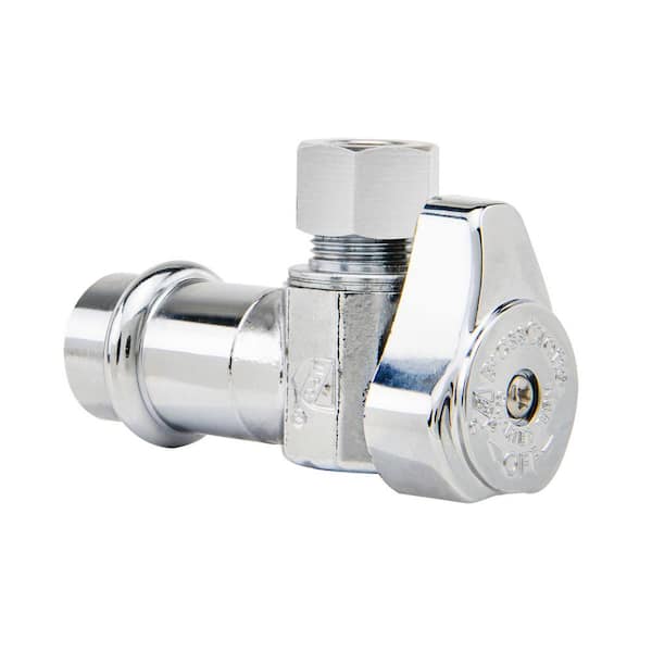 Brasscraft Brasscraft BC-G2BRPX19X C 1/2 in. Crimp PEX Barb Inlet x 3/8 in. Compression Outlet Angle Valve