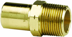 VIEGA Viega 77982 ProPress Bronze Adapter with Male 1-Inch by 1-Inch FTG x Male NPT