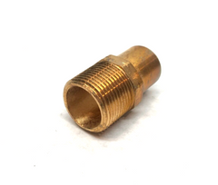 VIEGA Viega 77982 ProPress Bronze Adapter with Male 1-Inch by 1-Inch FTG x Male NPT