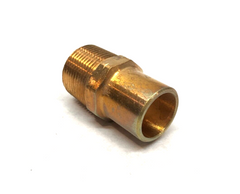 VIEGA Viega 77982 ProPress Bronze Adapter with Male 1-Inch by 1-Inch FTG x Male NPT