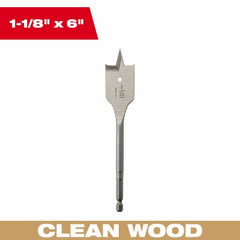 MILWAUKEE Milwaukee 48-27-1121 Spade Bit 1-1/8 X 6 Inch