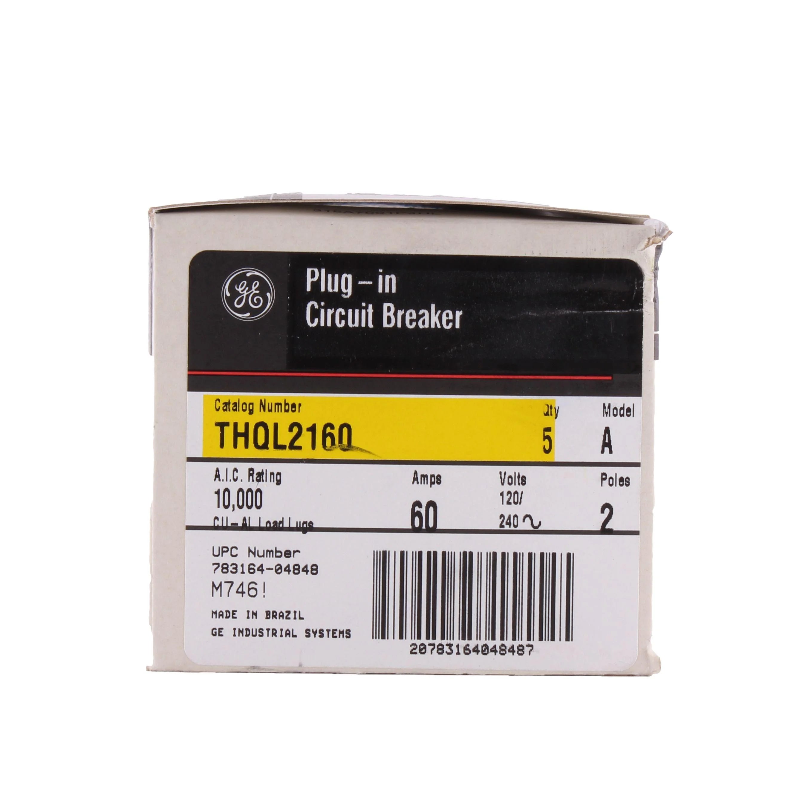 GE Ge THQL2160 THQL 60A Double-Pole Standard Trip Circuit Breaker