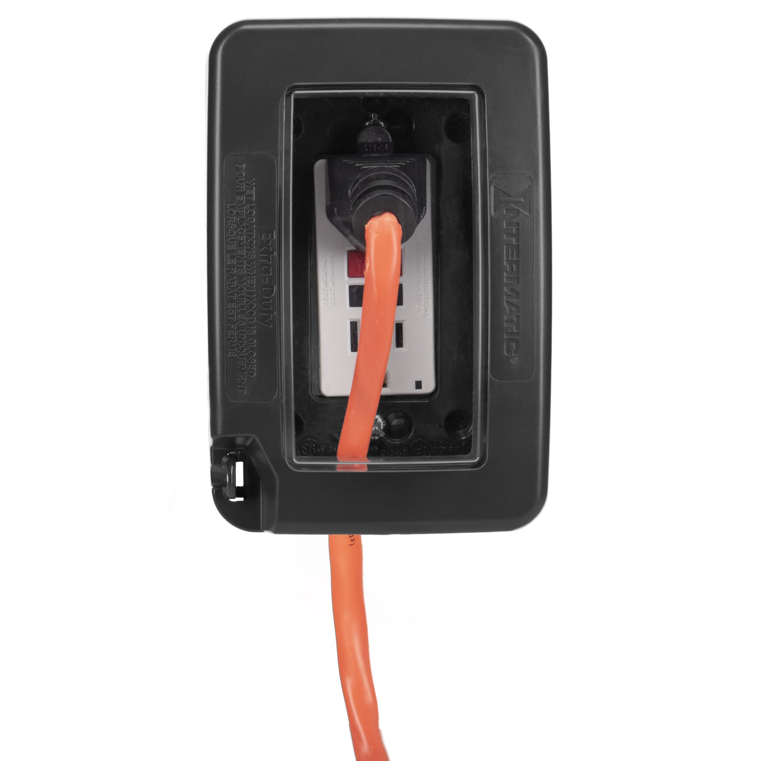 Intermatic Intermatic WP7000BL Low-Profile Extra-Duty Plastic In-Use Weatherproof Cover, Single-Gang, Vrt/Hrz