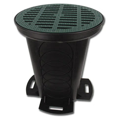 POLYLOK Polylok 3017-GE 12 in. HDPE Round Grate for 3009 Riser