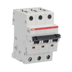 ABB Abb ST203M-C63 Circuit Breaker, Miniature, DIN Rail Mount, C Curve, 3 Pole, 63A