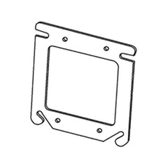 EATON Appleton 8470F 4 inches Square Cover / Mud Ring, Flat, Double Device, Steel