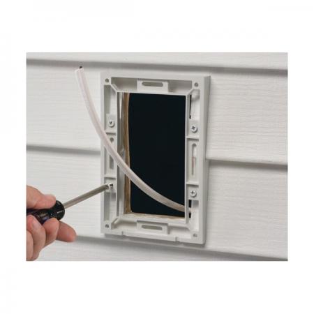 ARLINGTON INDUSTRIES Arlington Industries DBVR141W In-Box 1/2 inches Siding Lap