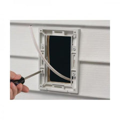 ARLINGTON INDUSTRIES Arlington Industries DBVR141W In-Box 1/2 inches Siding Lap
