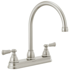 DELTA FAUCET Delta Faucet P2965LF-SS Elmhurst Two-Handle Kitchen Faucet