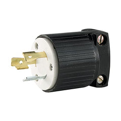 EATON Eaton L520P Locking Electrical Plug 125 V, 20 A, 2 P, 3 W
