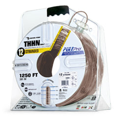 Encore Wire Encore Wire 106100808455 PullPro Copper THHN Wire, 12 AWG, Stranded, 1250 ft
