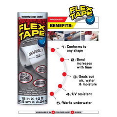 FLEX SEAL Flex Seal TFSGRYR0405 Repair Tape 5 ft L, 4 in W