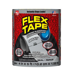 FLEX SEAL Flex Seal TFSGRYR0405 Repair Tape 5 ft L, 4 in W