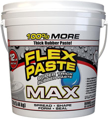 FLEX SEAL Flex Seal PFSMAXWHT01 Flex Paste MAX White Rubber Coating 12 lb