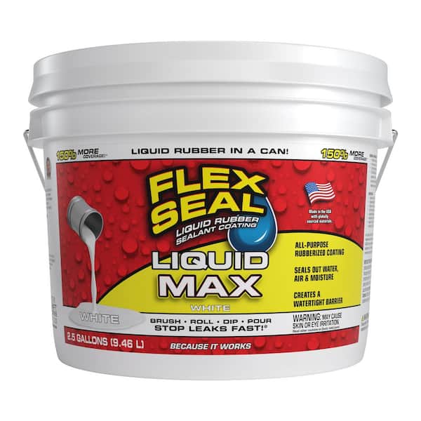 FLEX SEAL Flex Seal PFSMAXWHT01 Flex Paste MAX White Rubber Coating 12 lb