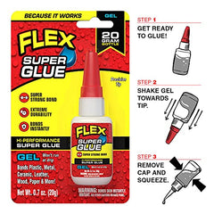 FLEX SEAL Flex Seal SGGELB20 Super Glue Gel 20 Gram Bottle 1-Pack