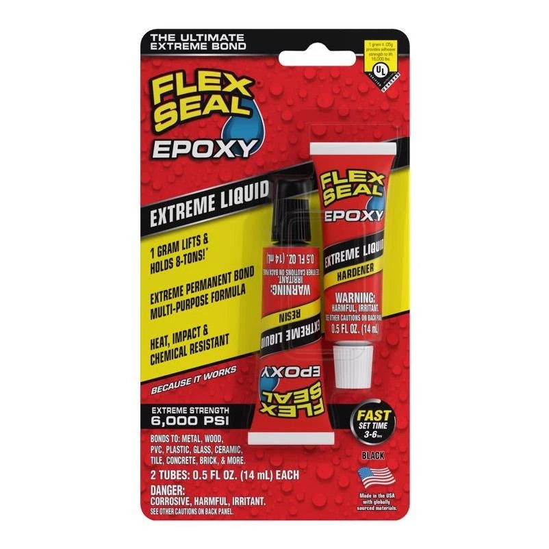 FLEX SEAL Flex Seal EFSBLKR2X15 Epoxy Extra Strength Epoxy 15ml