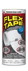 FLEX SEAL Flex Seal TFSWHTR0805 Flex Tape White 8 in. x 5 ft. Strong Rubberized Waterproof Tape