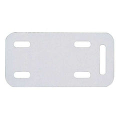 PANDUIT Panduit M300X100Y7T Mkr Plate, Polyester/PO, White, TT, 1 inchesx3 inches, 1 inches PO H