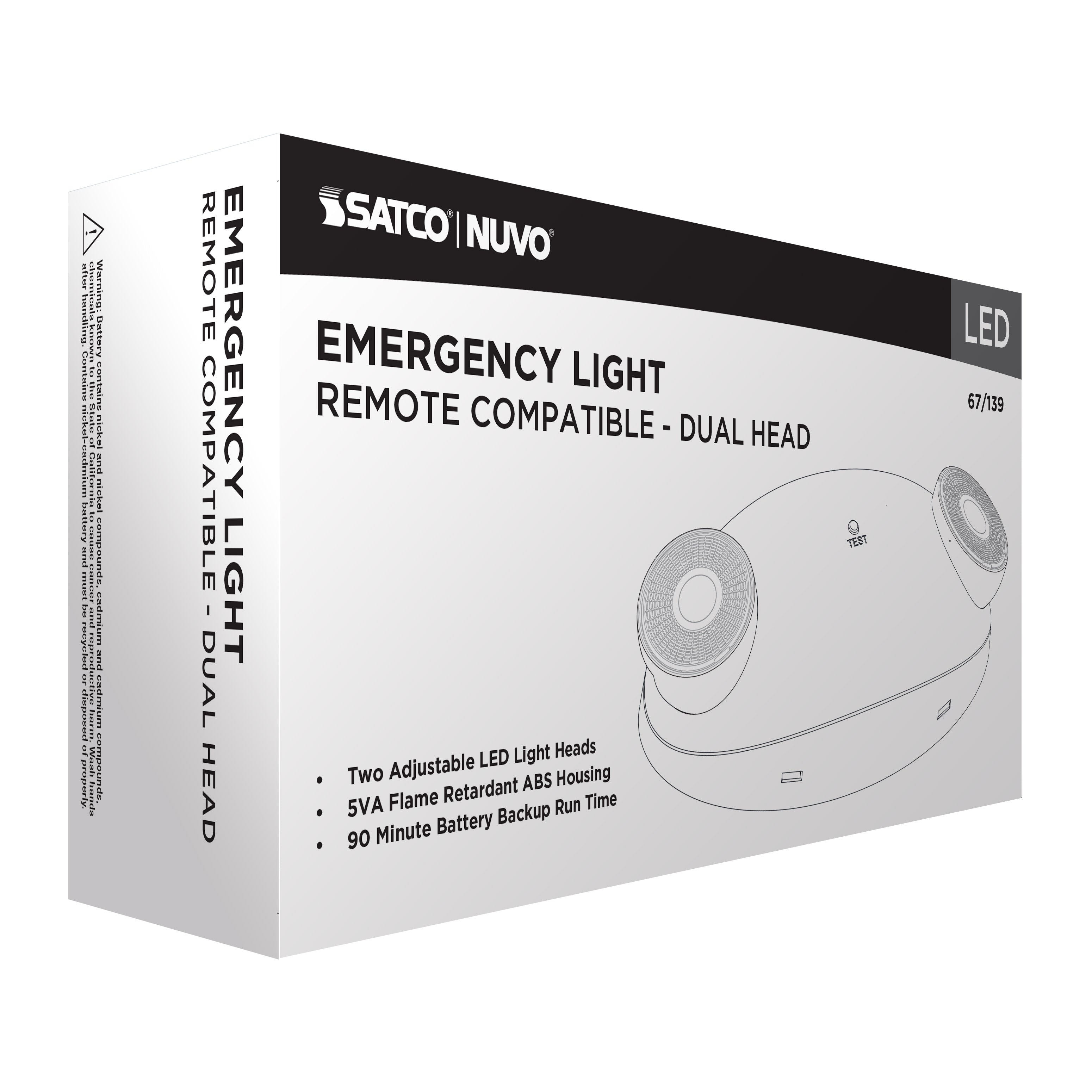 SATCO Satco 67-139 Emerg Light Dh - Rc 1W