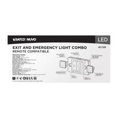 SATCO Satco 67-125 Exit/Light Dh - Green - Rc 3.5W