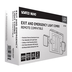 SATCO Satco 67-125 Exit/Light Dh - Green - Rc 3.5W