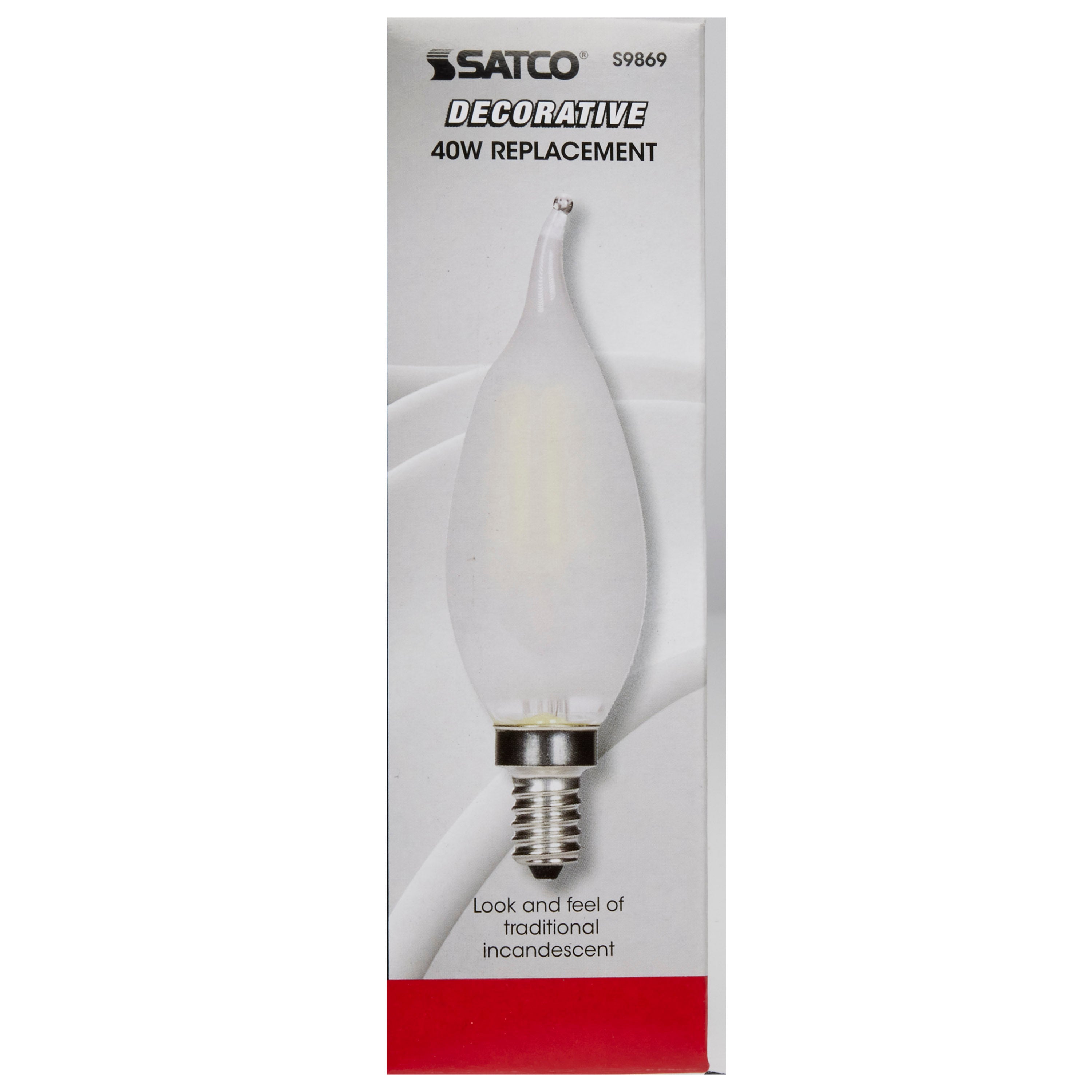 Satco Satco S9869 3.5 Watt CFC LED Candelabra Base 120 Volt REPLACEMENT S21300
