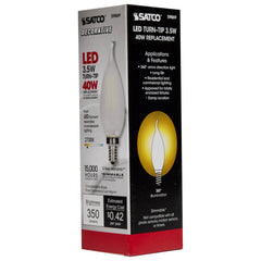 Satco Satco S9869 3.5 Watt CFC LED Candelabra Base 120 Volt REPLACEMENT S21300