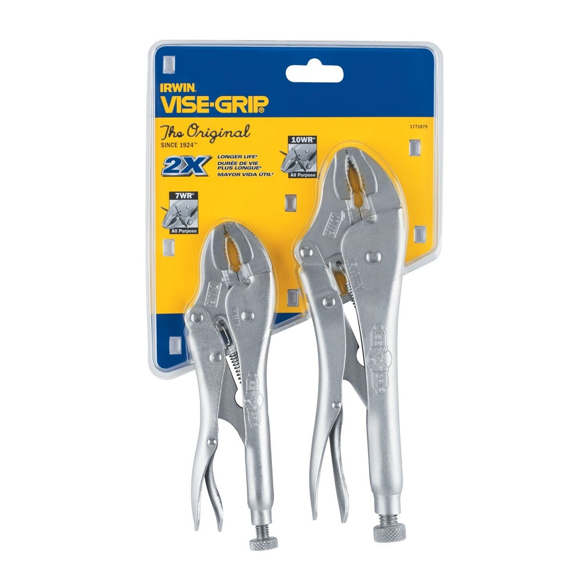 IRWIN Irwin 1771879 2 Pc Original Locking Pliers Set C