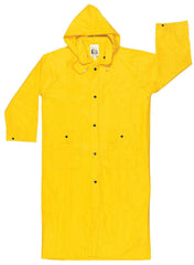 MCR SAFETY Mcr Safety 300CX4 Wizard .28mm PVC/Nylon/PVC Flame Retardant Coat With Detachable Hood