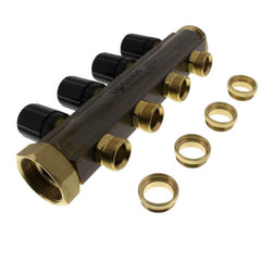 Uponor Uponor A2663224 TruFLOW Jr Modular Manifold (Return), With Isolation Valve, 4 Loop