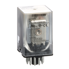 SCHNEIDER ELECTRIC Square D 8501KPR13V20 Plug In Relay 120 VAC 10 Amp 3PDT