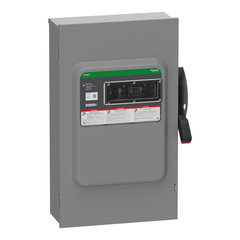 SCHNEIDER ELECTRIC Square D VHU364R Safety Switch, Heavy Duty, 200A, 600V, NEMA 3R