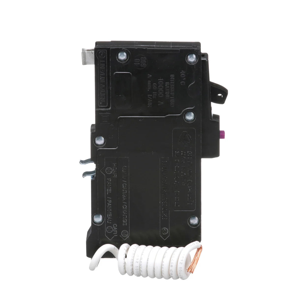 SCHNEIDER ELECTRIC Square D QO120DF Combination Arc-Fault & Ground Fault Circuit Breaker 20A 120V 1Ph 1Pole 10kAIR