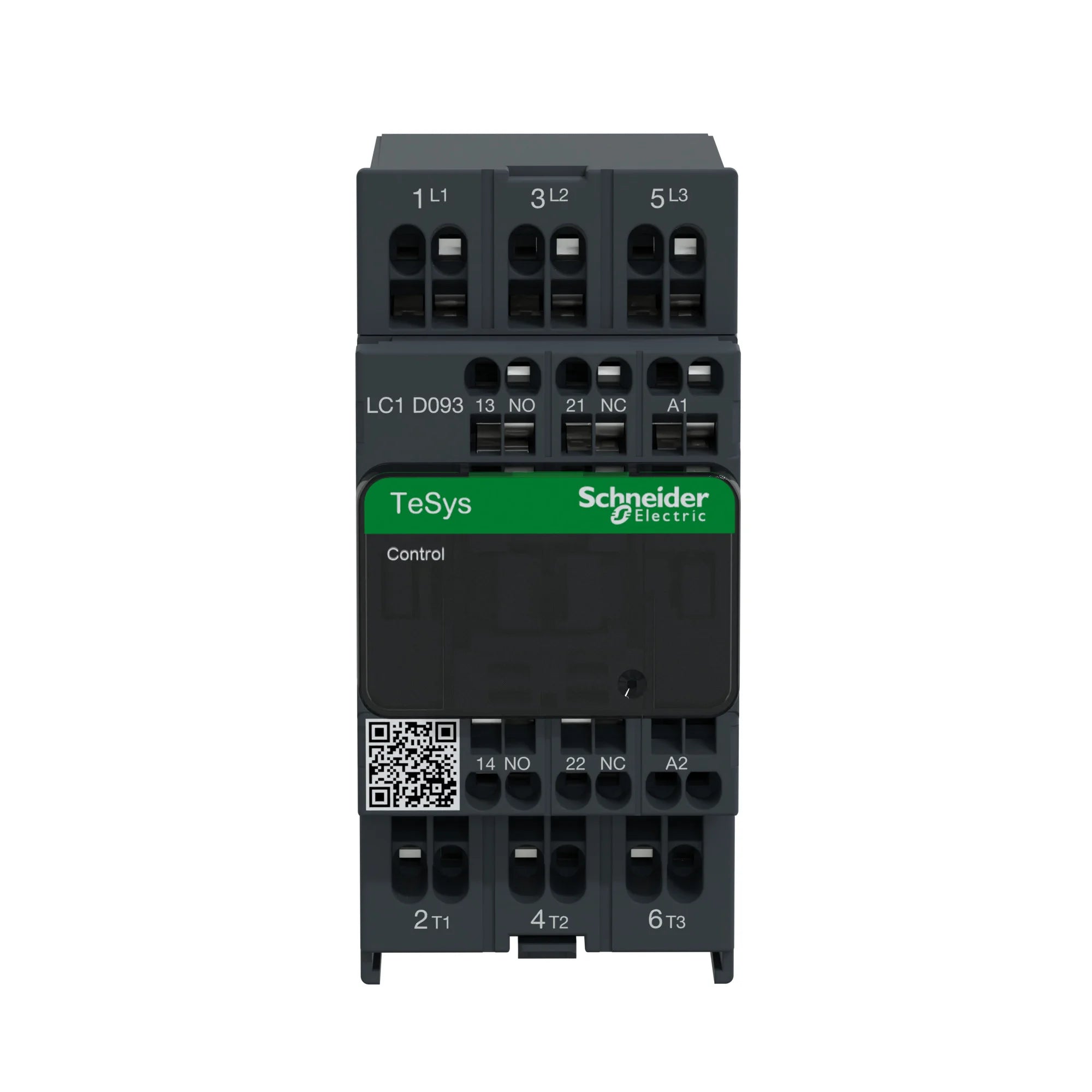 SCHNEIDER ELECTRIC Schneider Electric LC1D093BL Square D 600 VAC 9 Amp 3-Pole 1NO 1NC Screw Terminal Full Voltage Non-Reversing IEC Contactor