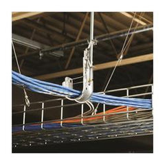 NVENT nVent CADDY CATHP4Z34 Cat HP J-Hook Clip to Rod/Wire Clip, 30 lb Static Load, 1/4 Rod, #12-#8 Wire