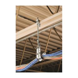 NVENT nVent CADDY CATHP4Z34 Cat HP J-Hook Clip to Rod/Wire Clip, 30 lb Static Load, 1/4 Rod, #12-#8 Wire