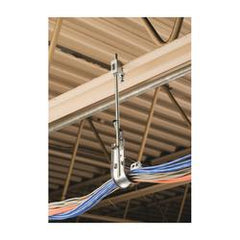 NVENT nVent CADDY CATHP4Z34 Cat HP J-Hook Clip to Rod/Wire Clip, 30 lb Static Load, 1/4 Rod, #12-#8 Wire