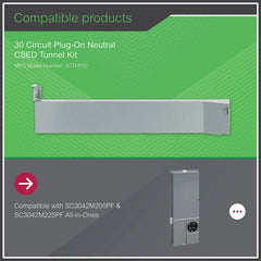 SCHNEIDER ELECTRIC Square D SCTKP30 All in one accessory Homeline combination service entrance tunnel kit for semi flush mount PoN 30 spaces