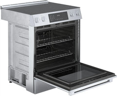 BOSCH Bosch HEI8056U 800 Series 31-1/2 in. Electric 5-Burner Smoothtop Slide-in Range