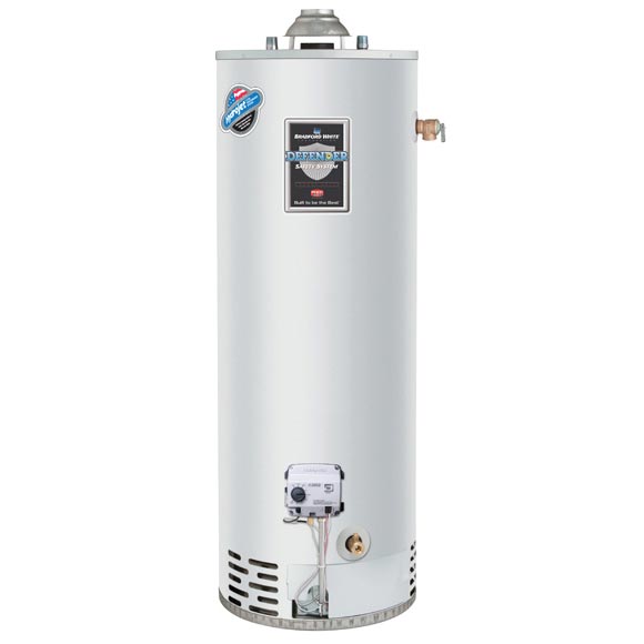 Bradford White Bradford White RG140T6N-394-500 FVIR Defender Safety System 40 gal Tall 34 MBH Residential Natural Gas Water Heater