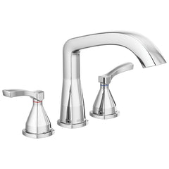 Delta Faucet Delta Faucet T2776-PR Stryke Three Hole Roman Tub Trim Kit w/Handles