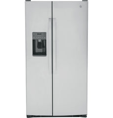GE APPLIANCES Ge Appliances GSS25GYPFS 25.3-cu ft Standard-Depth 36-in Wide Side-by-Side Refrigerator with Ice Maker, Water and Ice Dispenser