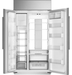 GE APPLIANCES Ge Appliances ZISS480NNSS Monogram 48 inches Built-In Side-by-Side Refrigerator
