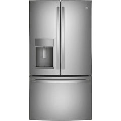 GE APPLIANCES Ge Appliances PYE22KYNFS Profile Energy Star 22.1 Cu. Ft. Counter-Depth French-Door Refrigerator