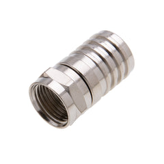 NSI INDUSTRIES Nsi Industries FC6C-Q Foil Shield Crimp-On F RG6/U Cable (Pack Of 25)