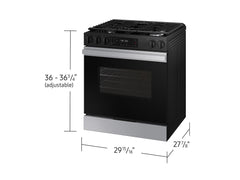 SAMSUNG Samsung NSG6DG8100SR Bespoke Slide-in Gas Range 6.0 cu. ft.