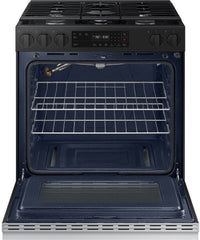 SAMSUNG Samsung Nse6dg8100sr Bespoke 30-in Smart Slide-In Electric Range 6.3-cu ft