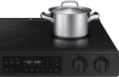 SAMSUNG Samsung Nse6dg8100sr Bespoke 30-in Smart Slide-In Electric Range 6.3-cu ft