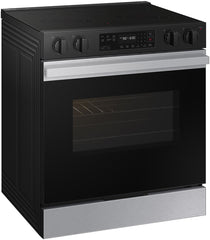 SAMSUNG Samsung Nse6dg8100sr Bespoke 30-in Smart Slide-In Electric Range 6.3-cu ft
